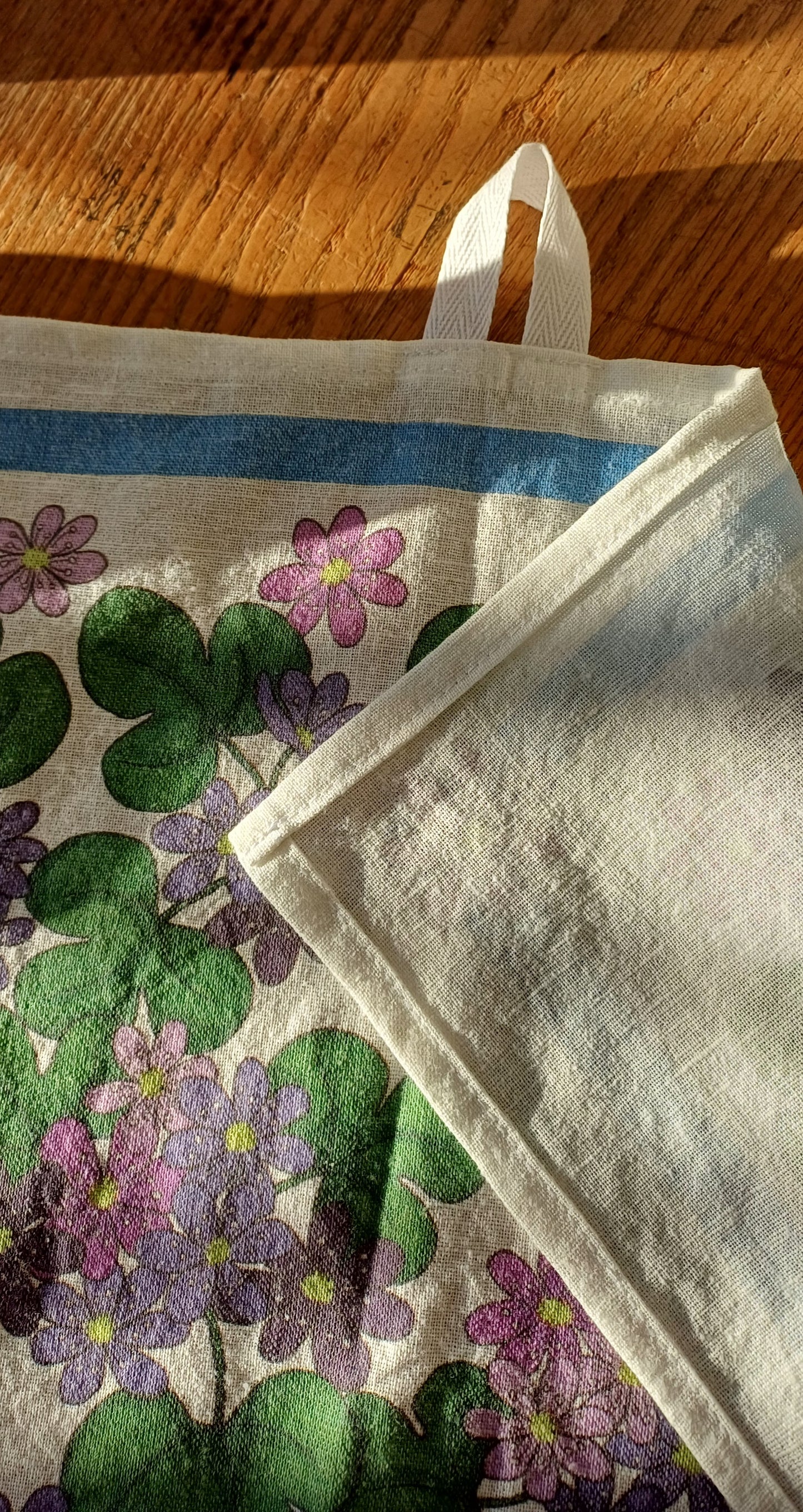 Kitchen towel "Blue flowers"